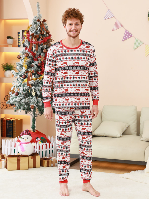 Pajamas Family Set- Christmas Family Bear Pajamas Set- - IndioGear.com