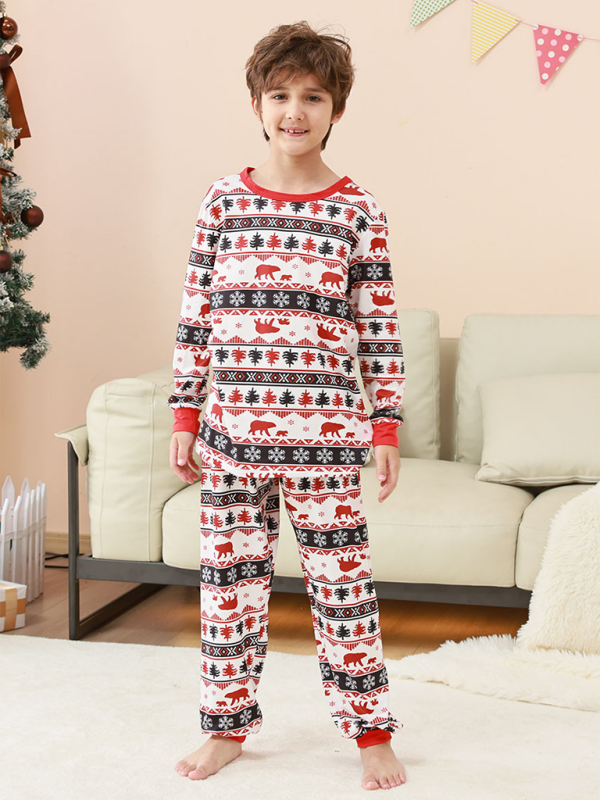 Pajamas Family Set- Christmas Family Bear Pajamas Set- - IndioGear.com