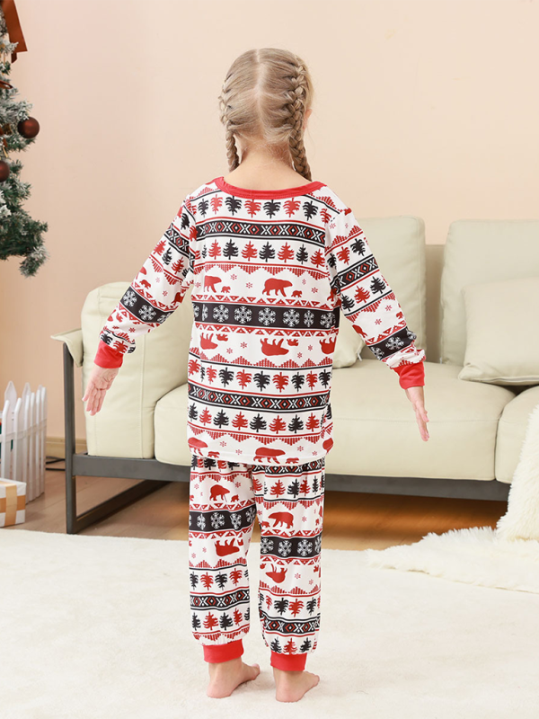 Pajamas Family Set- Christmas Family Bear Pajamas Set- - IndioGear.com