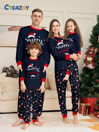 Pajamas Family Set- Merry Christmas Pajamas Family Set- - IndioGear.com