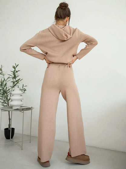 Pants Matching Sets- Loungewear Solid Color Matching Set Outfit – Cozy & Comfy Skinny Fit- - IndioGear.com