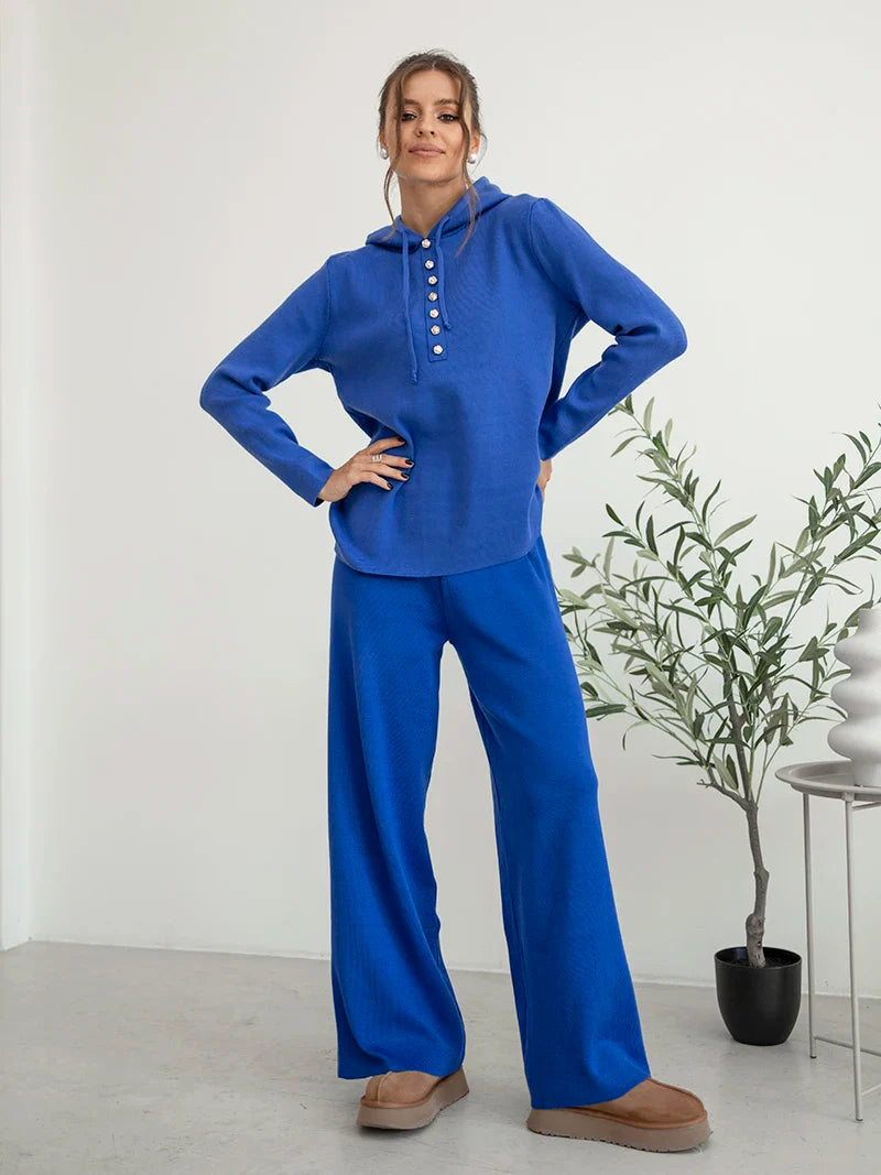 Pants Matching Sets- Loungewear Solid Color Matching Set Outfit – Cozy & Comfy Skinny Fit- - IndioGear.com