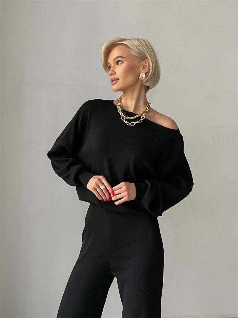 Pants Matching Sets- Pants and Sweater Matching Set – Loungewear Fashion Outfit- - IndioGear.com