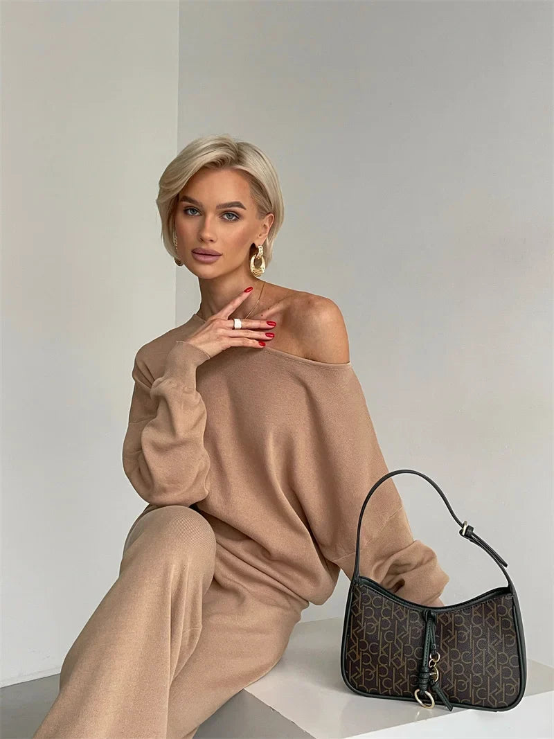 Pants Matching Sets- Pants and Sweater Matching Set – Loungewear Fashion Outfit- - IndioGear.com