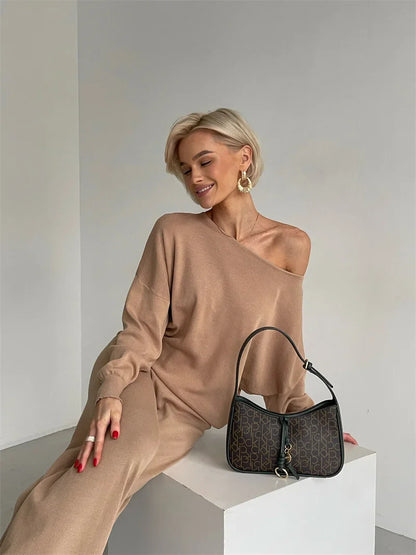 Pants Matching Sets- Pants and Sweater Matching Set – Loungewear Fashion Outfit- - IndioGear.com