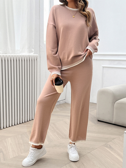 Pants Set- Comfy Women’s Lounge Set Fall Pants & Pullover- - IndioGear.com