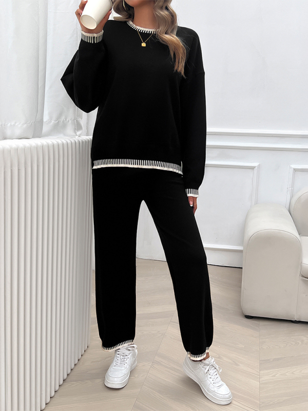 Pants Set- Comfy Women’s Lounge Set Fall Pants & Pullover- - IndioGear.com