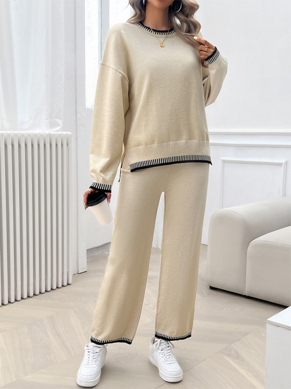 Pants Set- Comfy Women’s Lounge Set Fall Pants & Pullover- - IndioGear.com