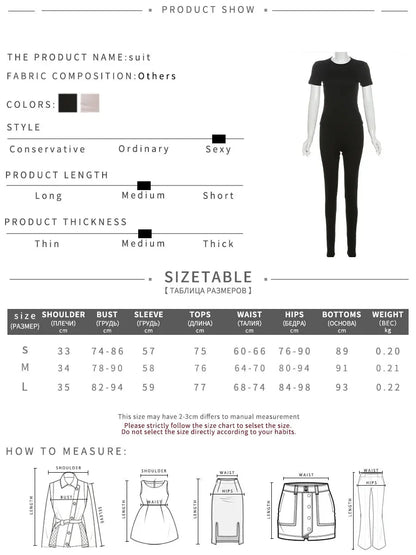 Pants Sets- Sporty Fitted Essential Tee and Leggings Set for Women- - IndioGear.com