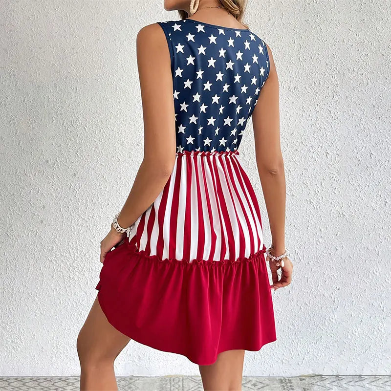 Patriotic Dress- American Flag Dress for Patriotic Parties- - IndioGear.com