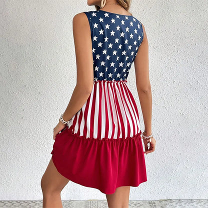 Patriotic Dress- American Flag Dress for Patriotic Parties- - IndioGear.com