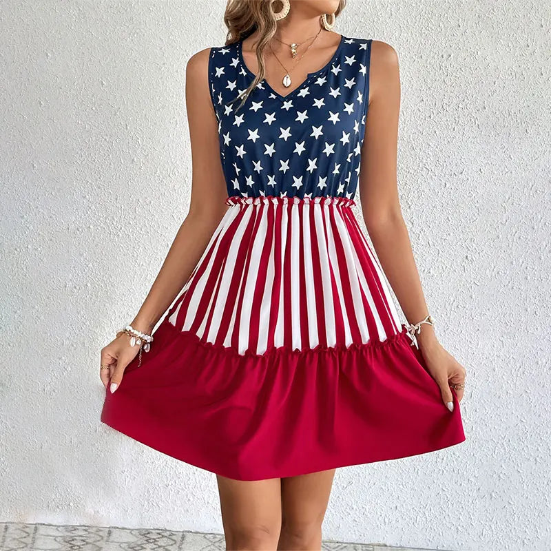 Patriotic Dress- American Flag Dress for Patriotic Parties- - IndioGear.com