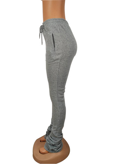 Pencil pants- Fleece-Lined Joggers Drawstring Lounge Pants- - IndioGear.com