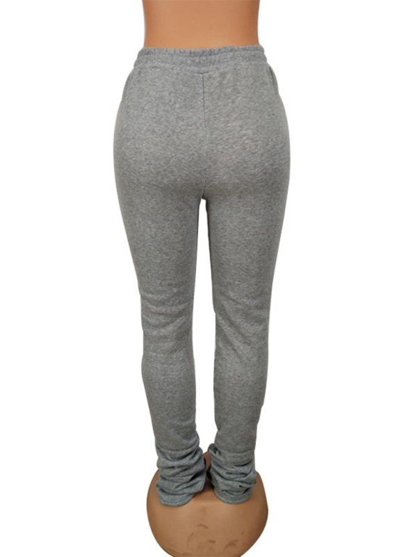 Pencil pants- Fleece-Lined Joggers Drawstring Lounge Pants- - IndioGear.com