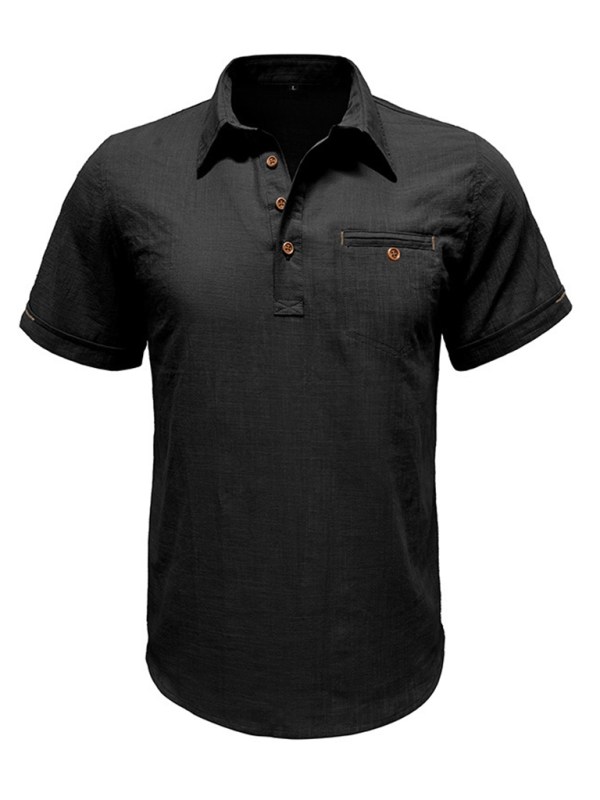 Polo Shirt- Men's Cotton Polo Shirt Ideal for Outdoor Events- - IndioGear.com