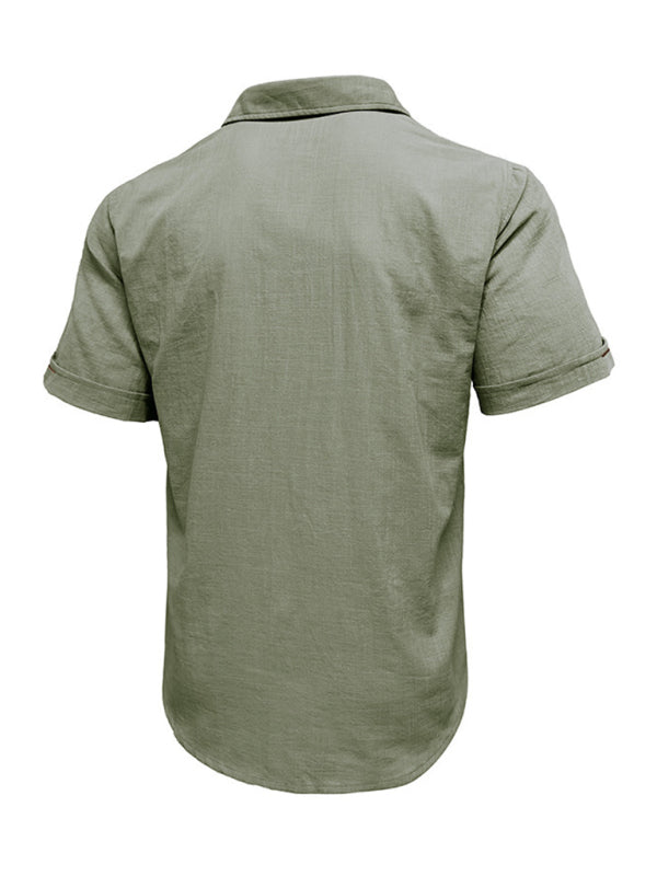 Polo Shirt- Men's Cotton Polo Shirt Ideal for Outdoor Events- - IndioGear.com