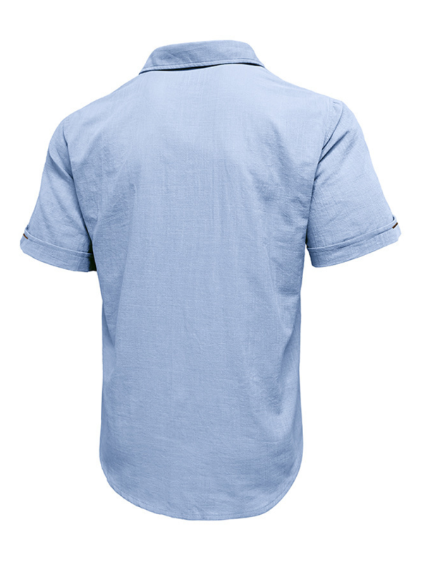 Polo Shirt- Men's Cotton Polo Shirt Ideal for Outdoor Events- - IndioGear.com