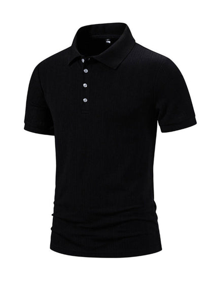 Polo texturé pour homme à porter au quotidien