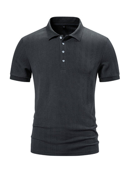 Strukturiertes Poloshirt für Herren für den Alltag