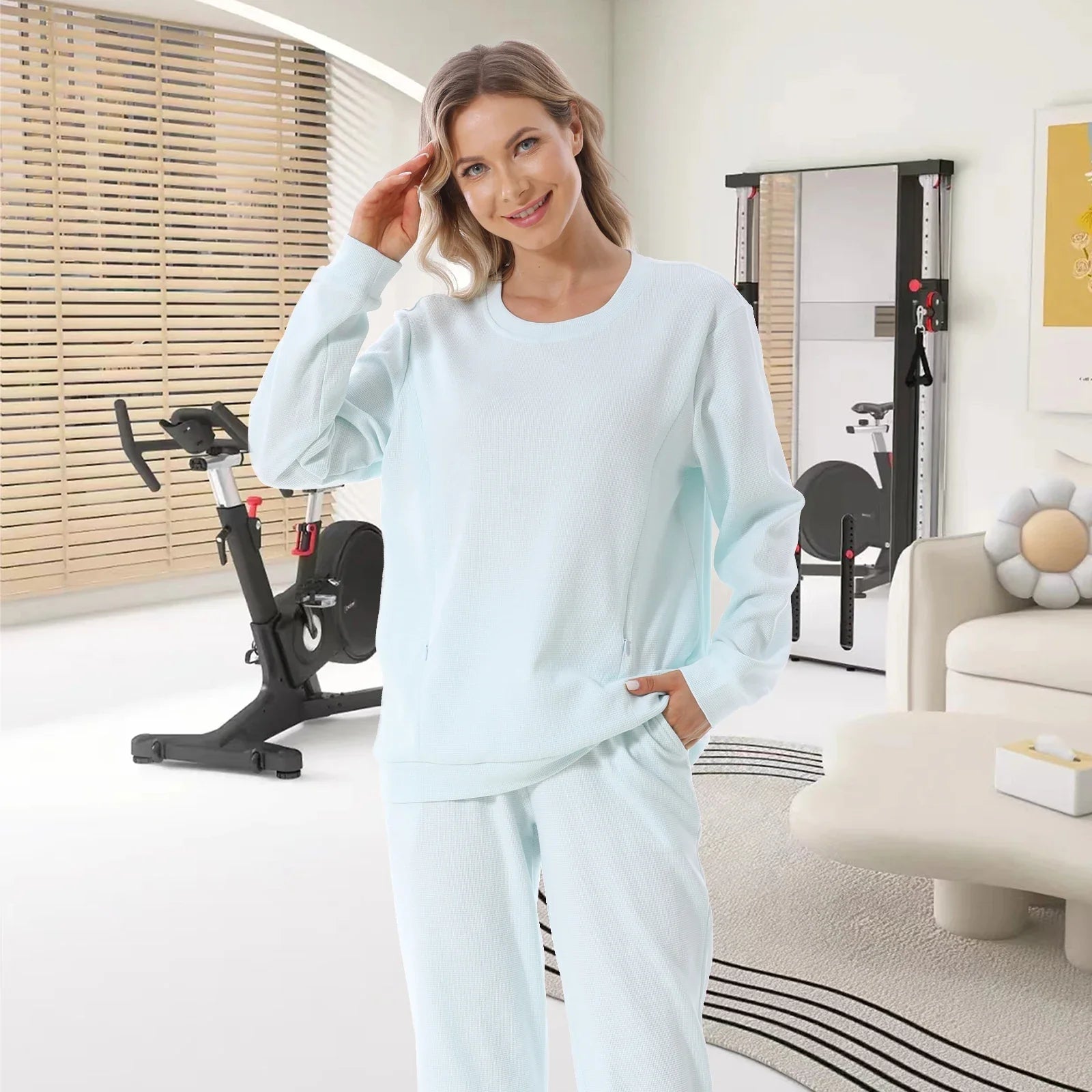 Pregnancy & Nursing Loungewear- Mom's Cozy Comfort Lounge Set- - IndioGear Women Clothing