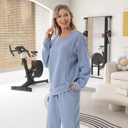 Pregnancy & Nursing Loungewear- Mom's Cozy Comfort Lounge Set- - IndioGear Women Clothing