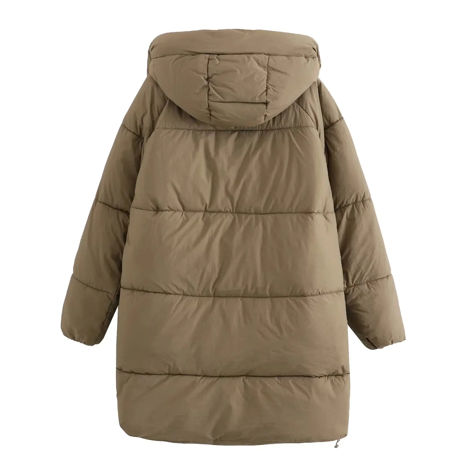 Puffer Jackets- Cozy Women's Hooded Puffer Jacket for Winter- - IndioGear.com