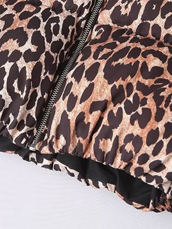 Puffer Jackets- The Leopard Puffer Jacket for Women- - IndioGear.com