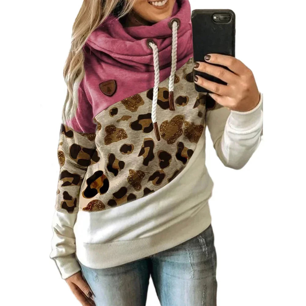 Pullover Hoodies- Thick Warm Color Block Pullover Hoodie Sweatshirt- Pattern10- IndioGear.com