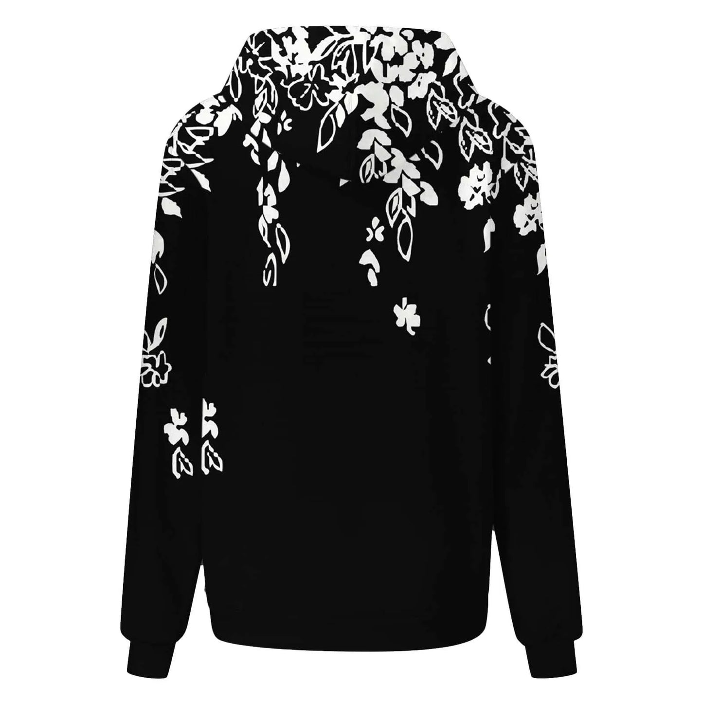 Pullover Hoodies - Urban Art Pullover Hoodies with Mixed Patterns