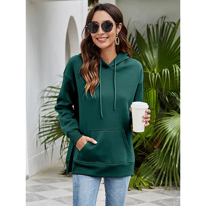 Pullover Hoodies - Urban Chic Kangaroo Pocket Pullover Hoodie