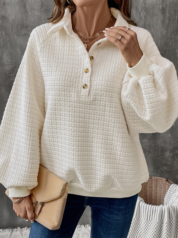 Pullovers- Women Fancy Textured Pullover- - IndioGear.com