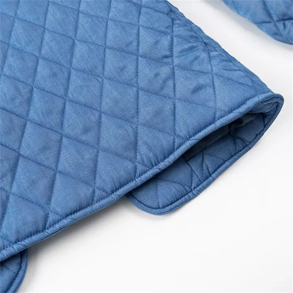 Quilted Jackets- Classic Diamond Quilted Jacket for Women- - IndioGear.com