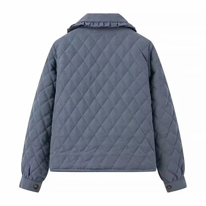 Quilted Jackets- Classic Diamond Quilted Jacket for Women- - IndioGear.com