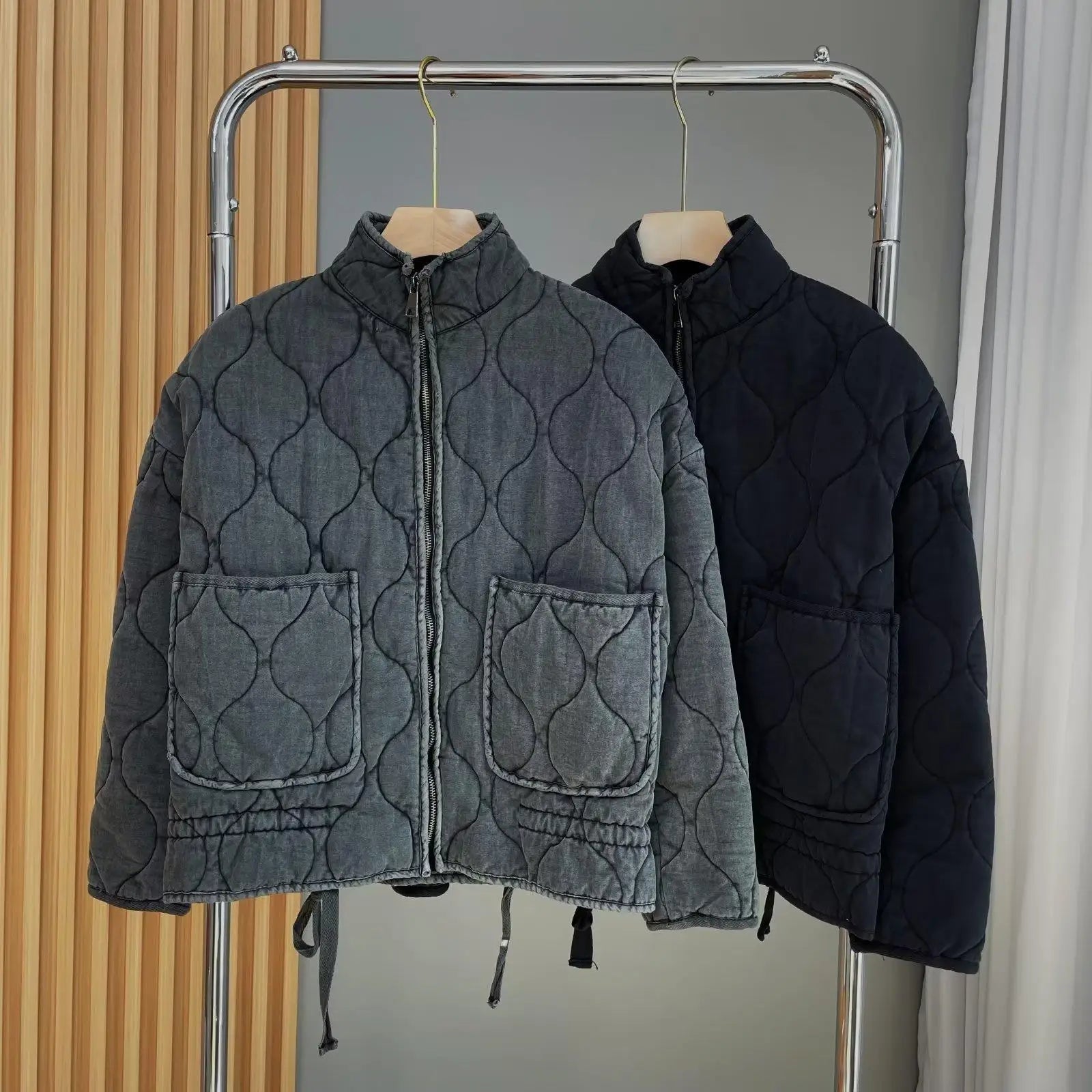 Quilted Jackets- Patch Pocket Quilted Comfort Jacket- - IndioGear.com