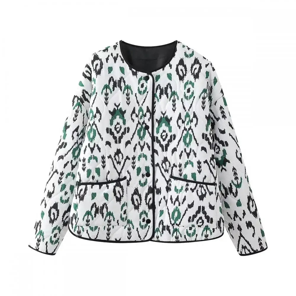 Quilted Jackets- Women Fall Layer Quilted Jacket for Transitional Weather- - IndioGear.com