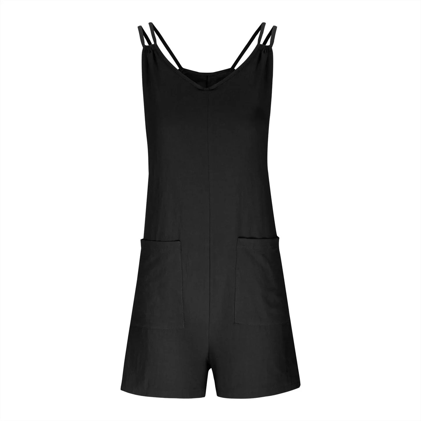 Rompers- Essential Summer Lounger Playsuit Casual Romper- - IndioGear Women Clothing