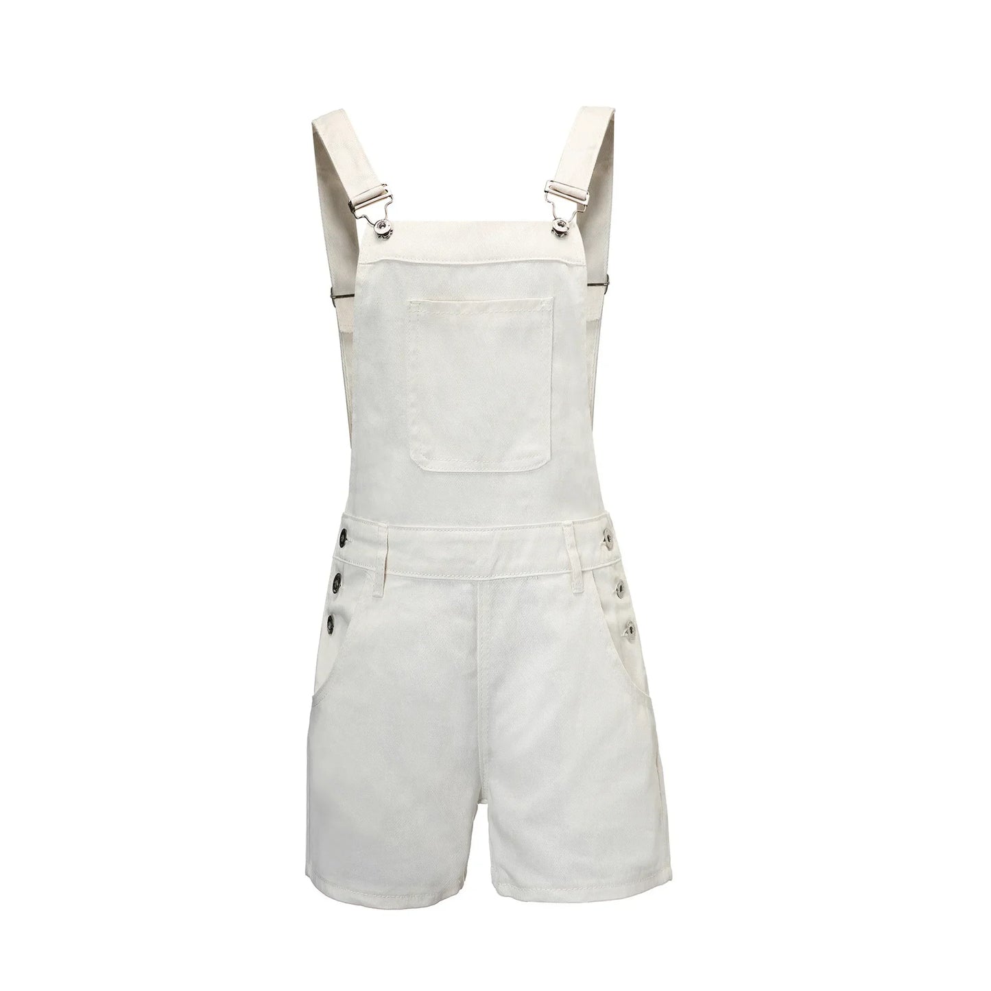 Rompers- Summer Essentials Rompers - Denim Bib Short Overalls- - IndioGear.com