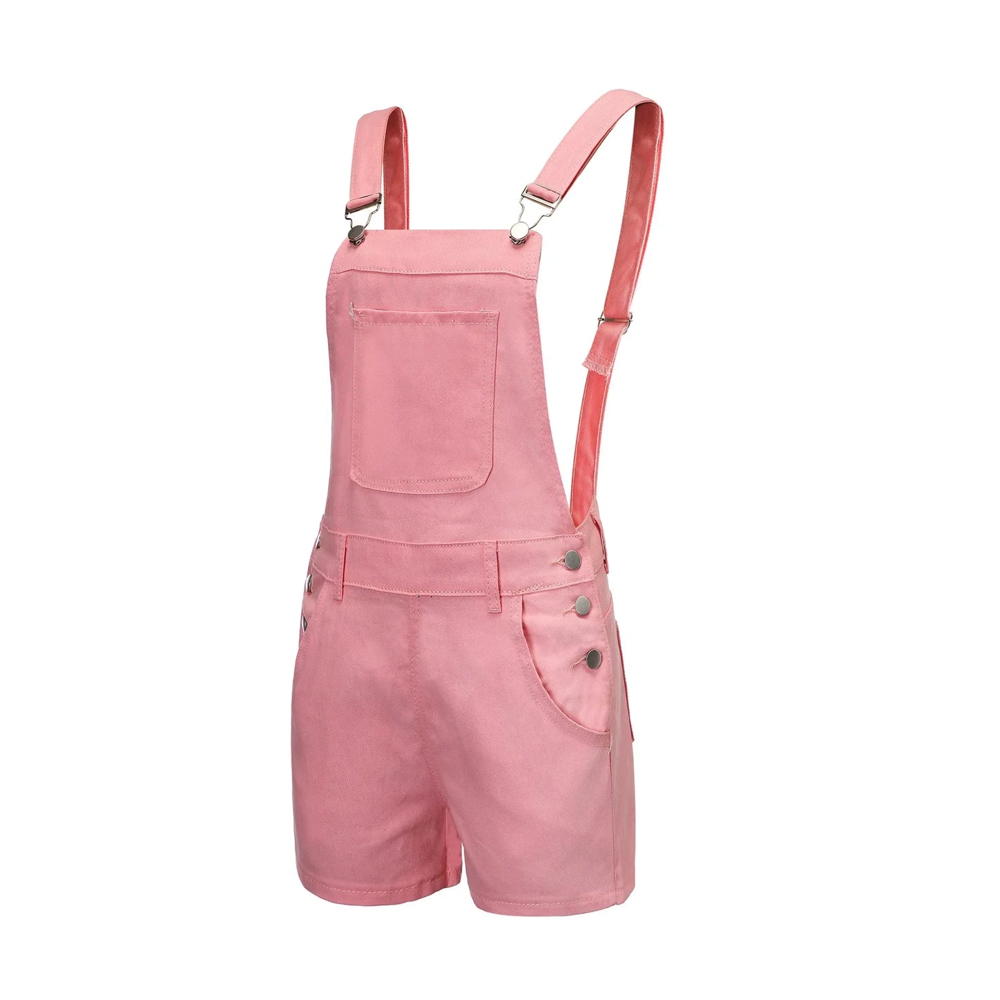 Rompers- Summer Essentials Rompers - Denim Bib Short Overalls- - IndioGear.com