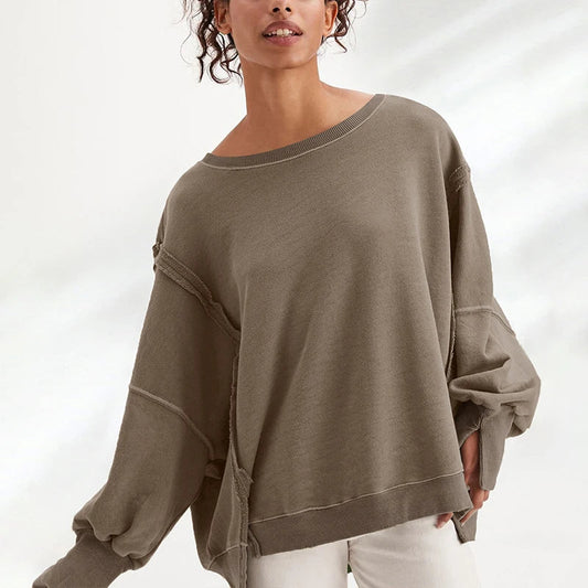 Sweatshirts- 100% Cotton Oversized Sweatshirts- - IndioGear.com