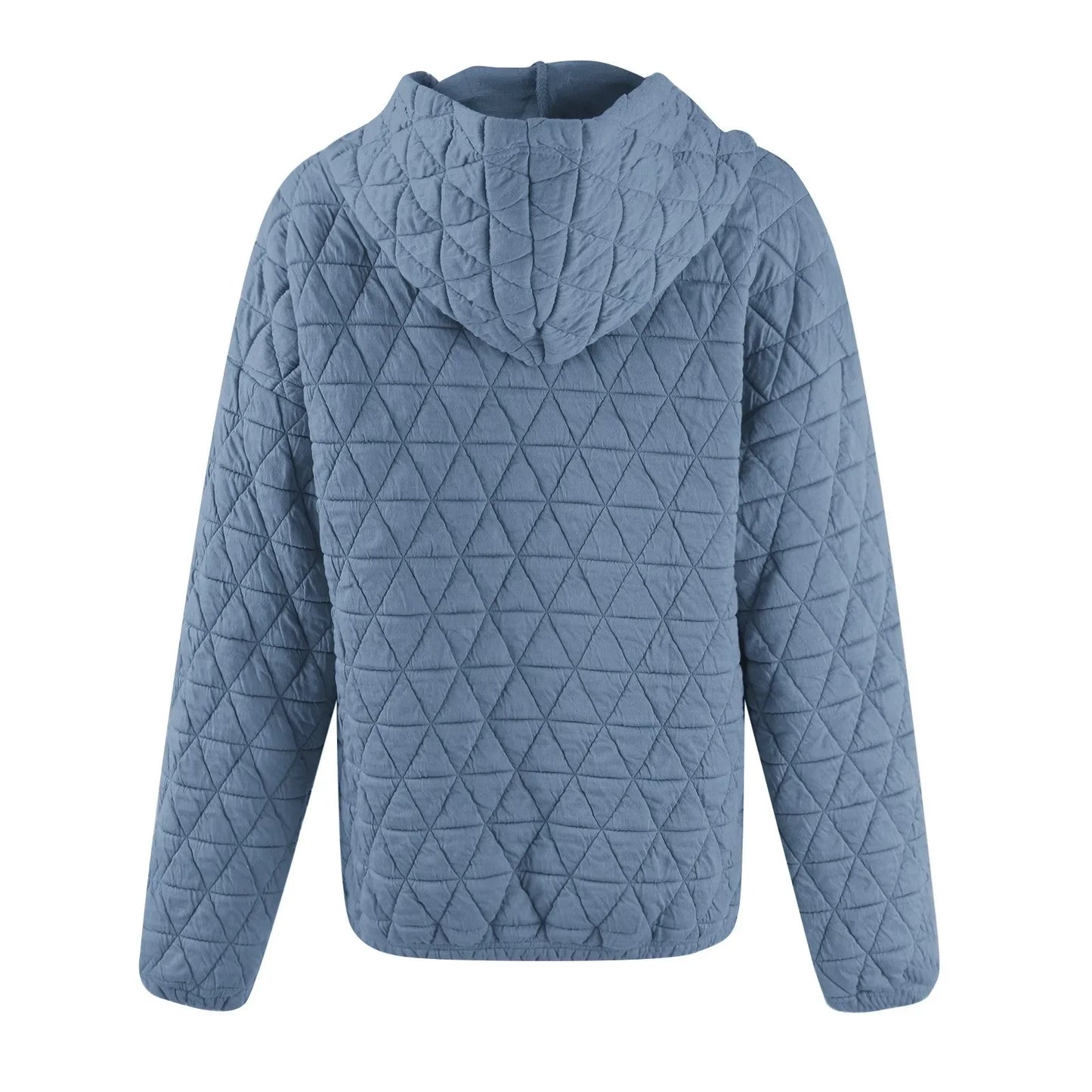 Sweatshirts- Sweatshirt Quilted Hoodie Kangaroo Pouch- - IndioGear.com