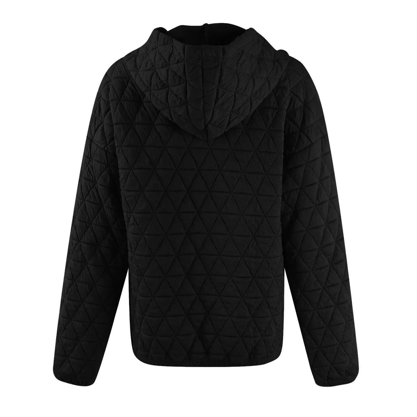 Sweatshirts- Sweatshirt Quilted Hoodie Kangaroo Pouch- - IndioGear.com