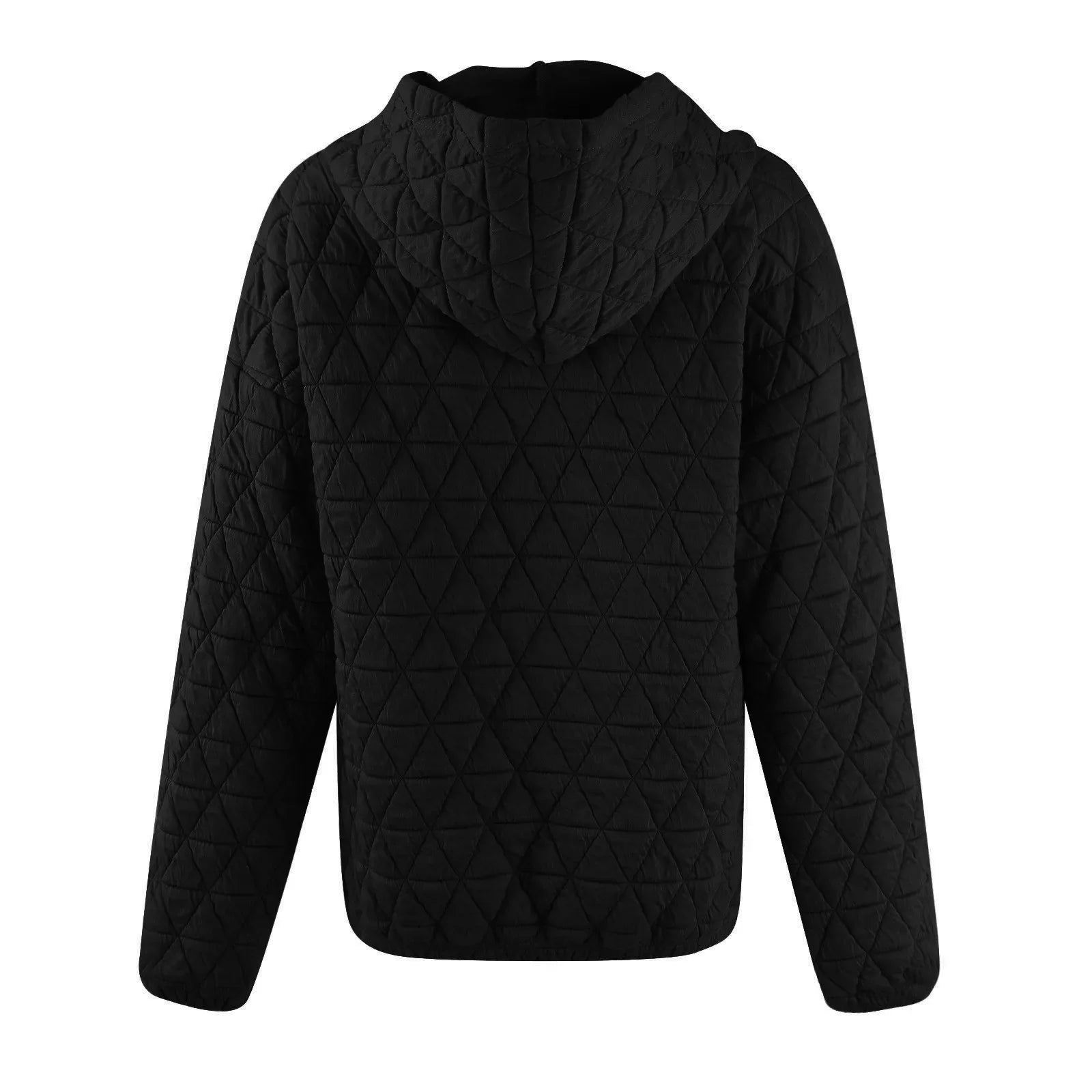 Sweatshirts- Sweatshirt Quilted Hoodie Kangaroo Pouch- - IndioGear.com