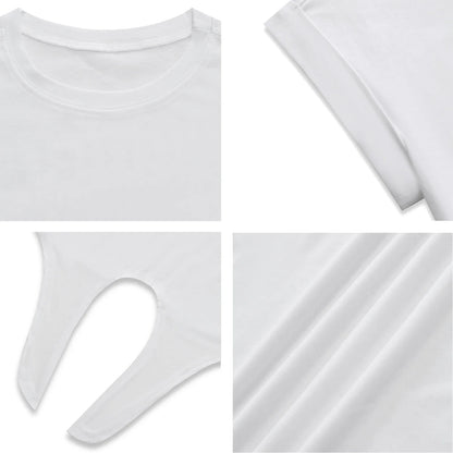 Tees- Tummy Knot Twist Cropped Solid Tee- - IndioGear.com