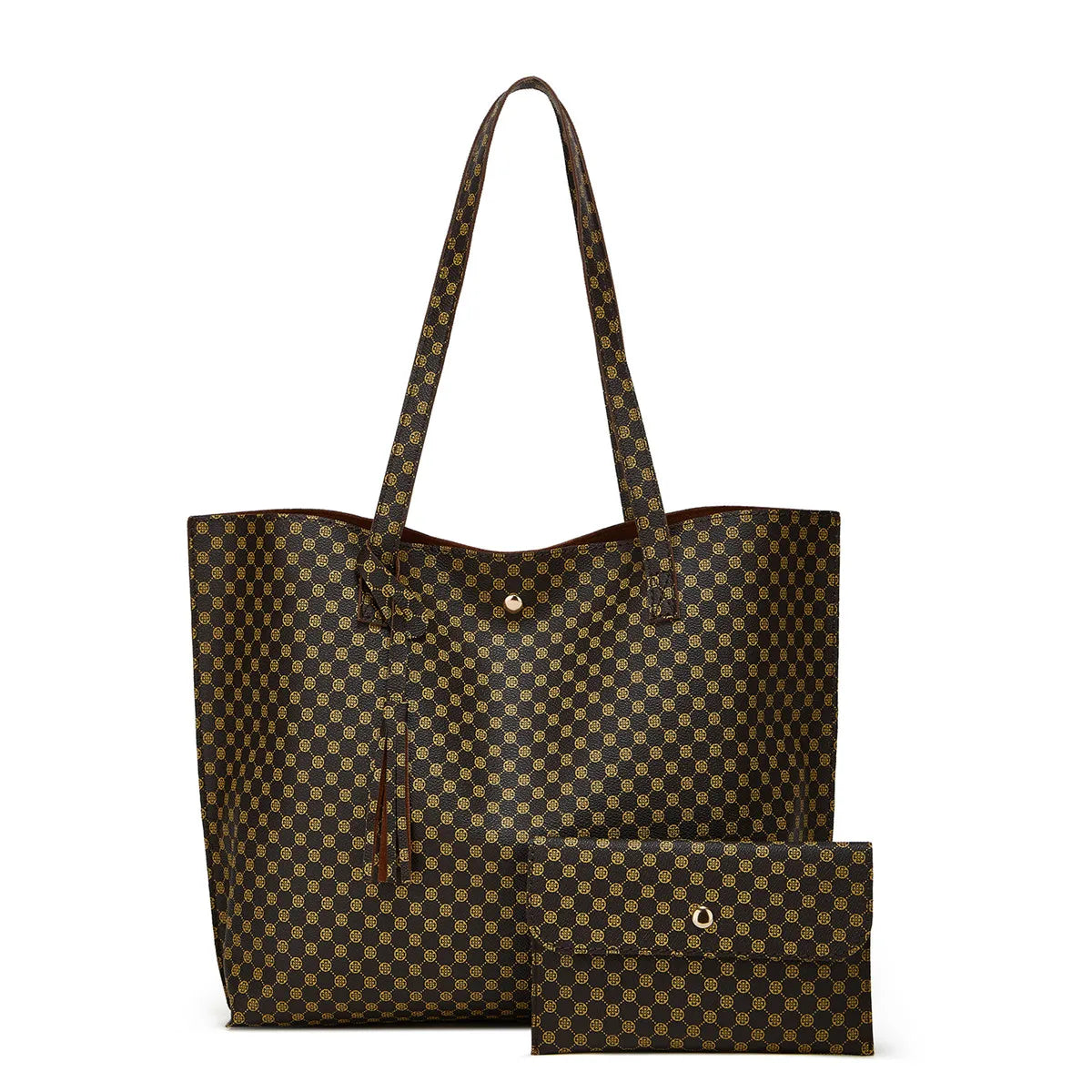 Tote Bags- Business Tote Bag Ideal for Large Documents- Cocoa Brown- IndioGear.com