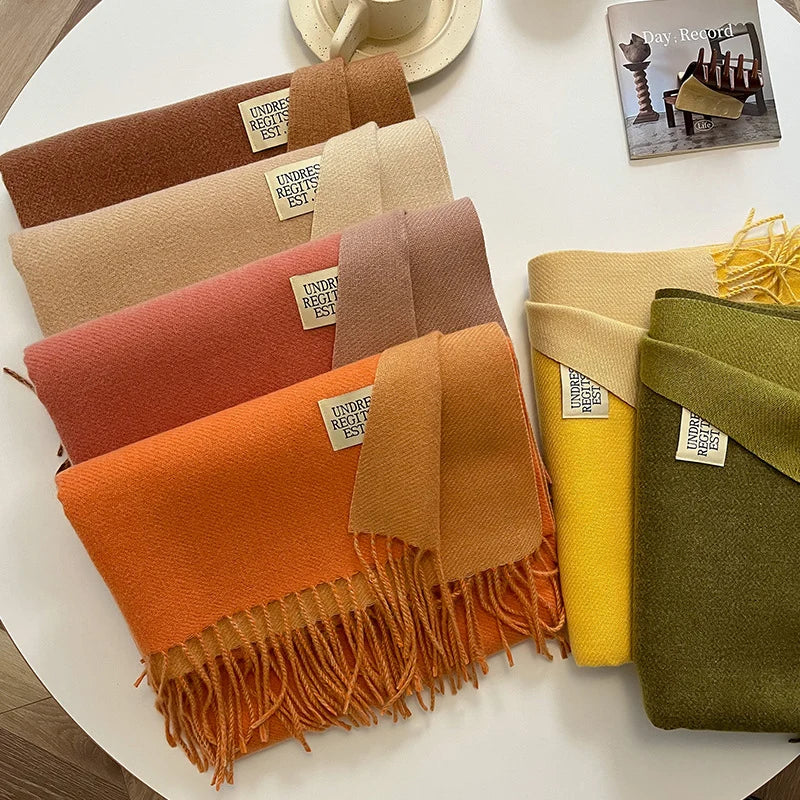 Scarfs- Faux Cashmere Pashmina Scarves Soft Scarf- - IndioGear.com