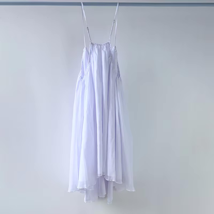 Women Flowy White Dress