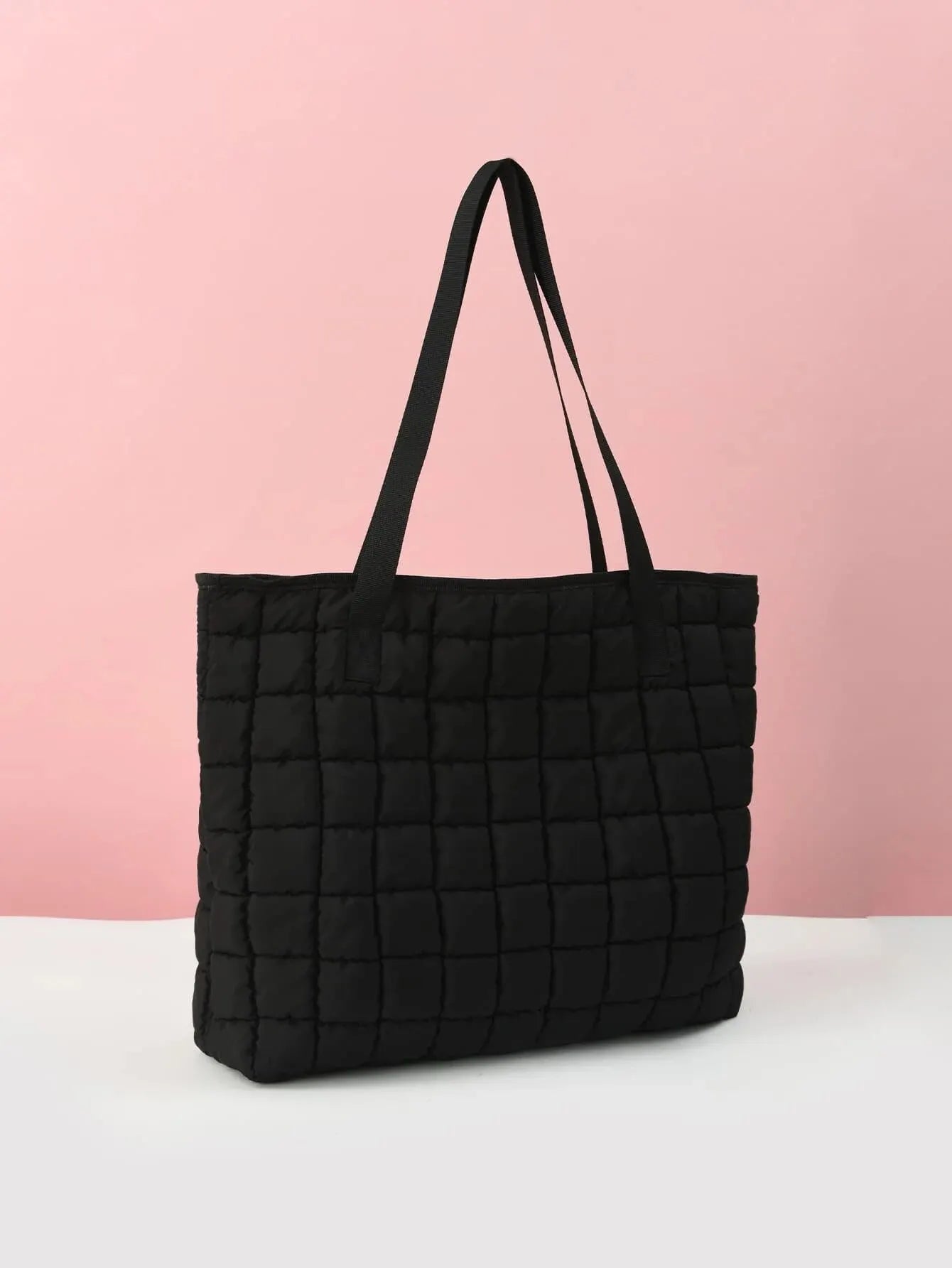 Shoulder Bags- Quilted Carryall Shoulder Bag- - IndioGear Fashion and Gear