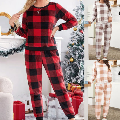 Sleepwear- Full Body Pajamas Suits – Warm Plaid Flannel Sleepwear- - IndioGear.com