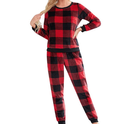 Sleepwear- Full Body Pajamas Suits – Warm Plaid Flannel Sleepwear- - IndioGear.com