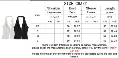 Sleeveless Blouses- Zip-Up Blouse Notch Backless Sleeveless Top- - IndioGear Women Clothing